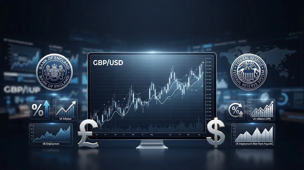 كيف تؤثر قرارات بنك إنجلترا والاحتياطي الفدرالي في GBP/USD؟