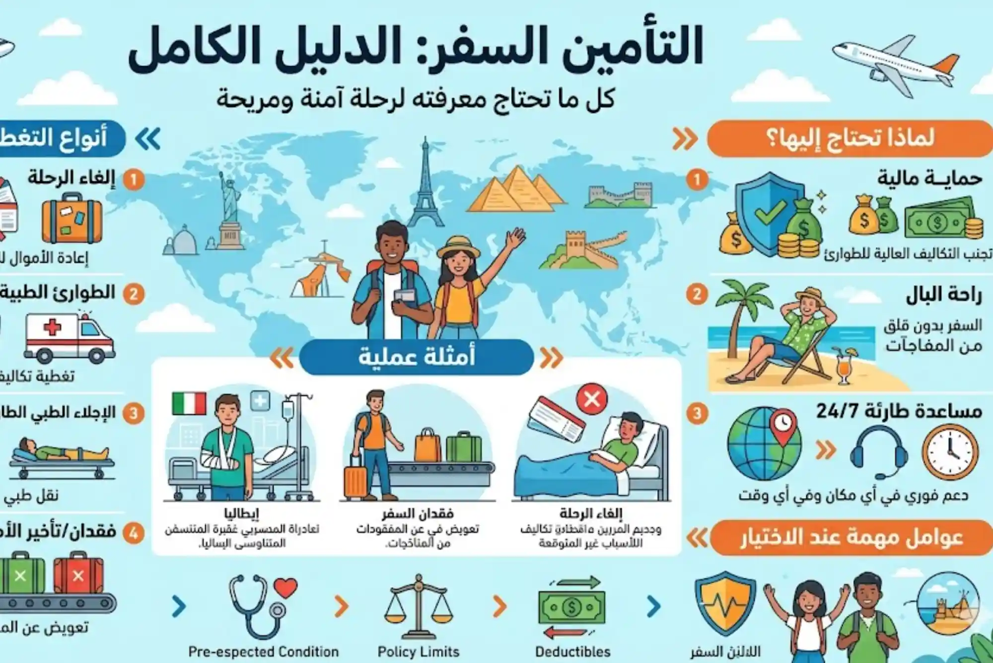 التأمين السفر الدليل الكامل