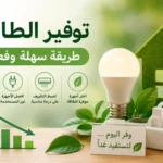 توفير الطاقة: طريقة سهلة وفعالة